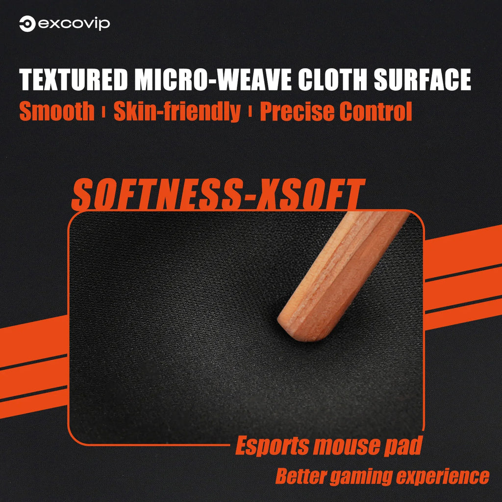 EXCO Ultral Pro Gaming Mouse Pad | X-Soft Poron Base for Valorant & CS2