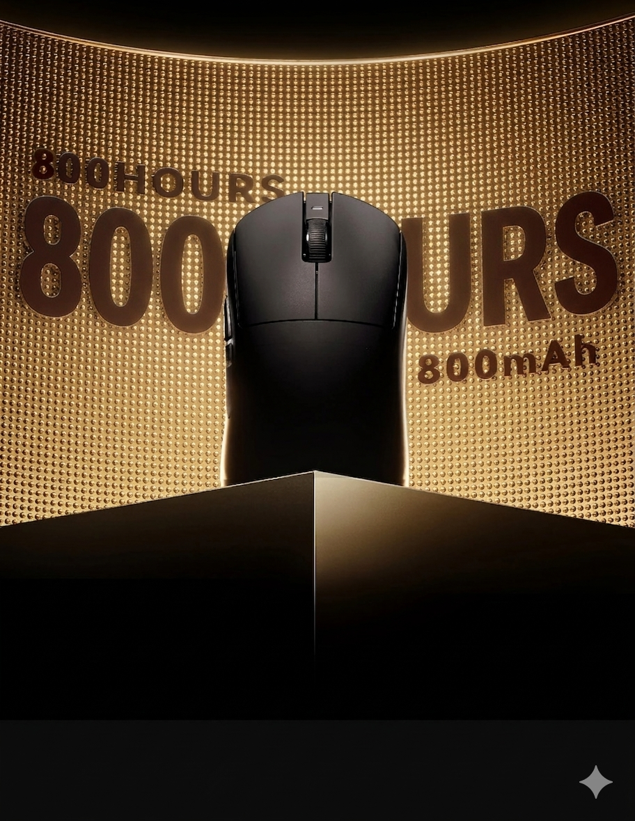 ATK Dragonfly A9 Ultimate: PAW3950 Ultra 8K Wireless Mouse