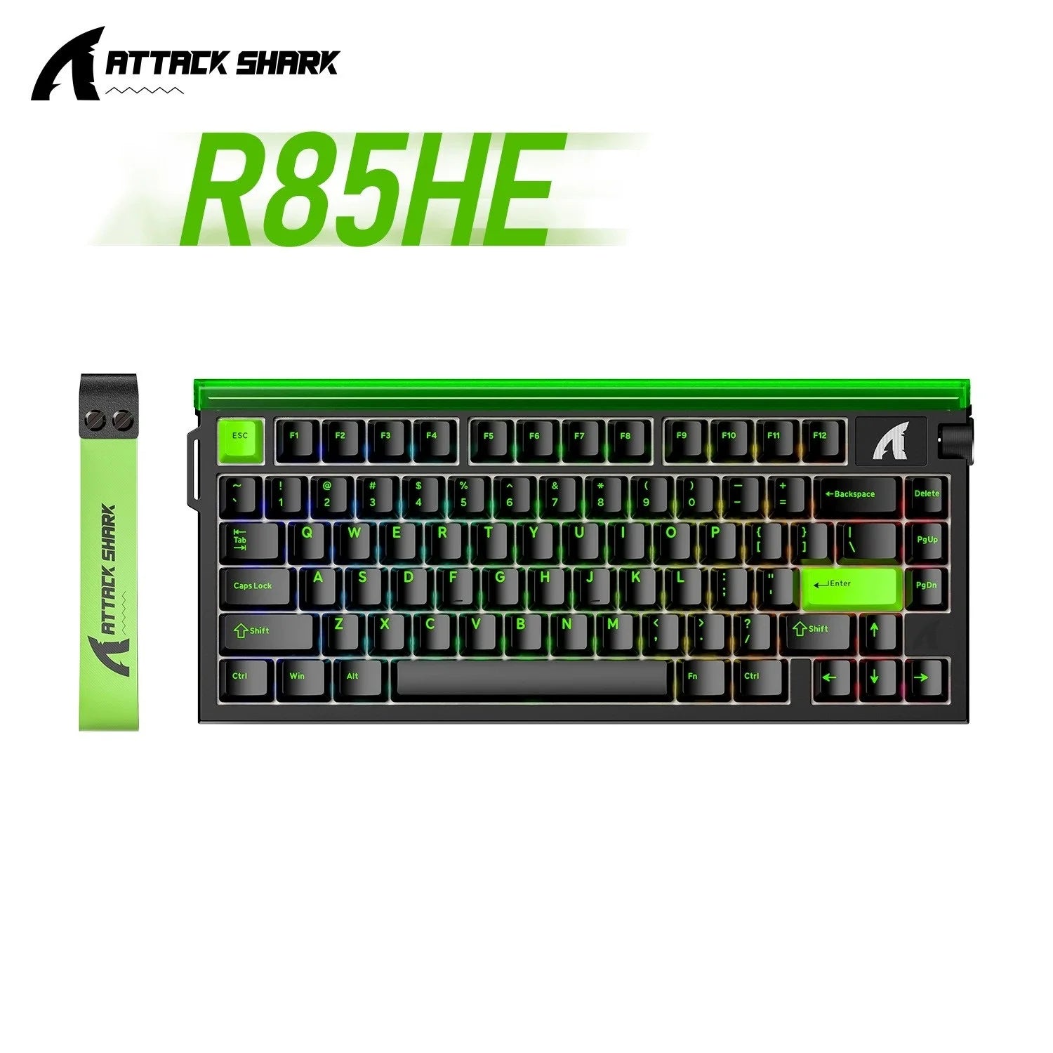 Attack Shark R85HE Magnetic Axis Mechanical Keyboard with Lightbox Wired RGB Gaming Low Latency RT Keyboard-9