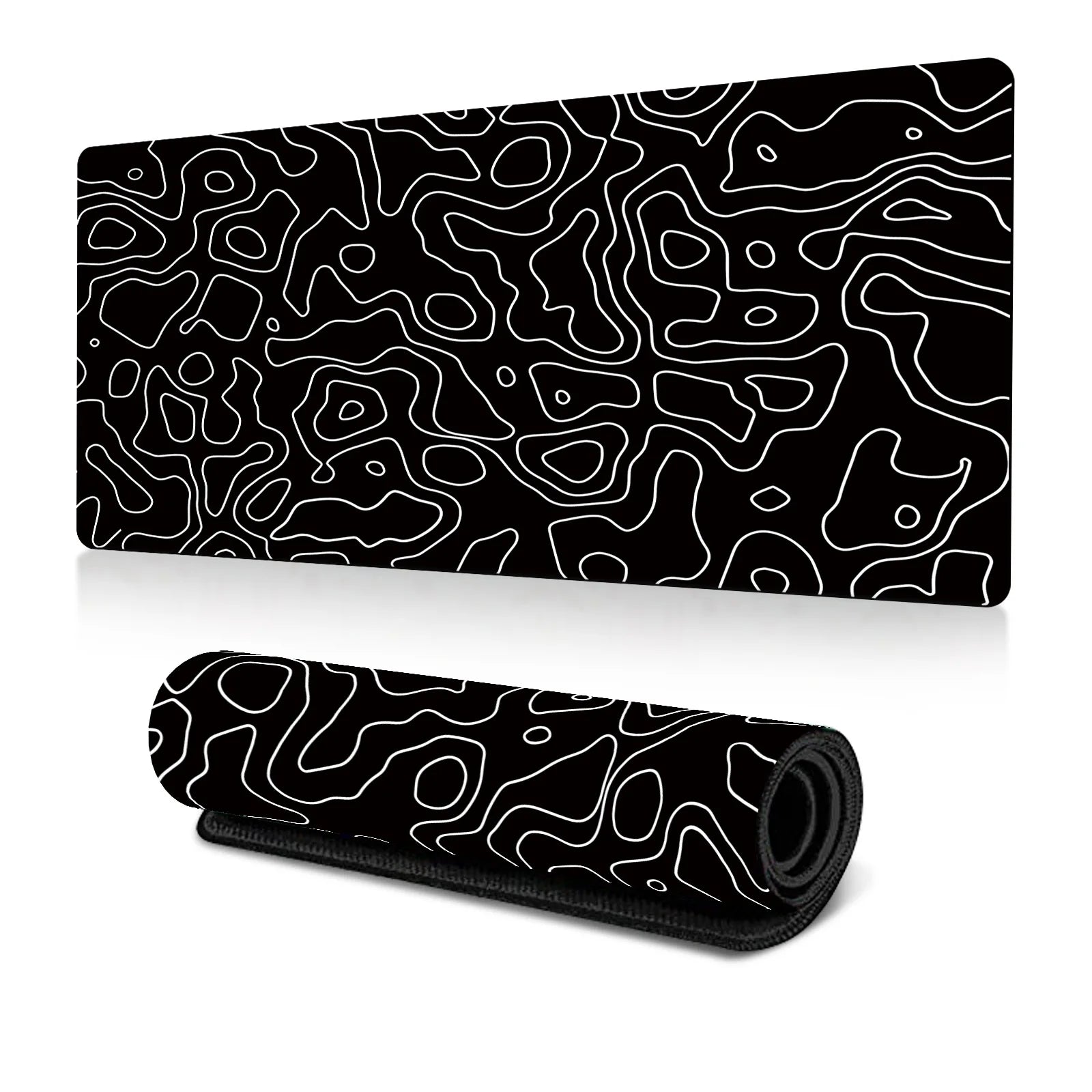 Abstract Fluid Mouse Pad Large Thermal Transfer for Laptop Keyboard Office Desk Pad Natural Rubber Big Mouse Pad-10