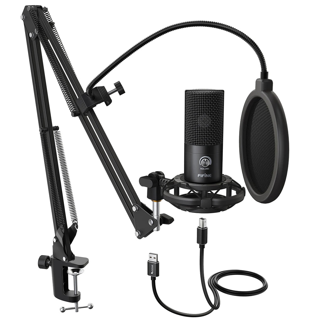 FIFINE T669 – Professional USB Recording Microphone | Complete Studio Bundle