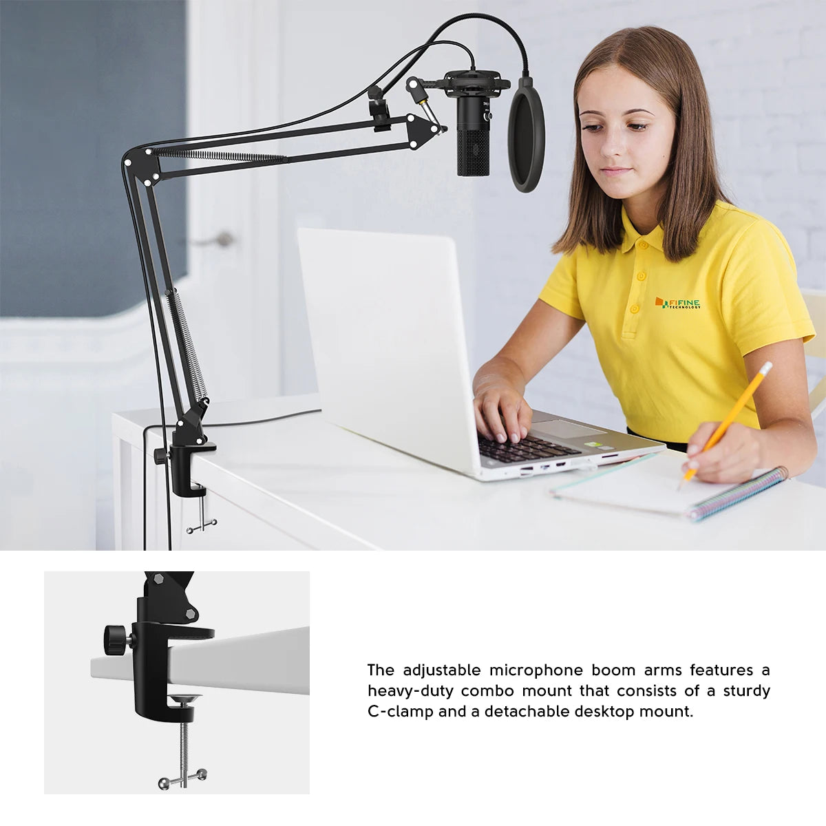 FIFINE T669 – Professional USB Recording Microphone | Complete Studio Bundle