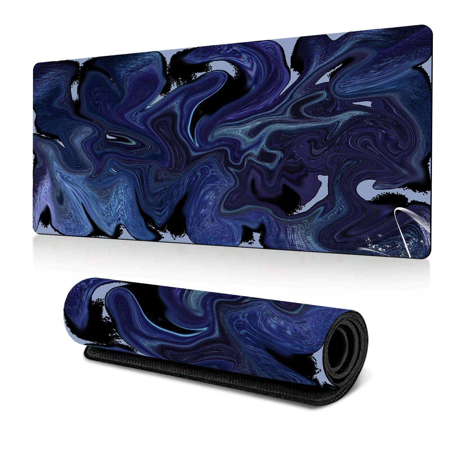 Abstract Fluid Mouse Pad Large Thermal Transfer for Laptop Keyboard Office Desk Pad Natural Rubber Big Mouse Pad-12