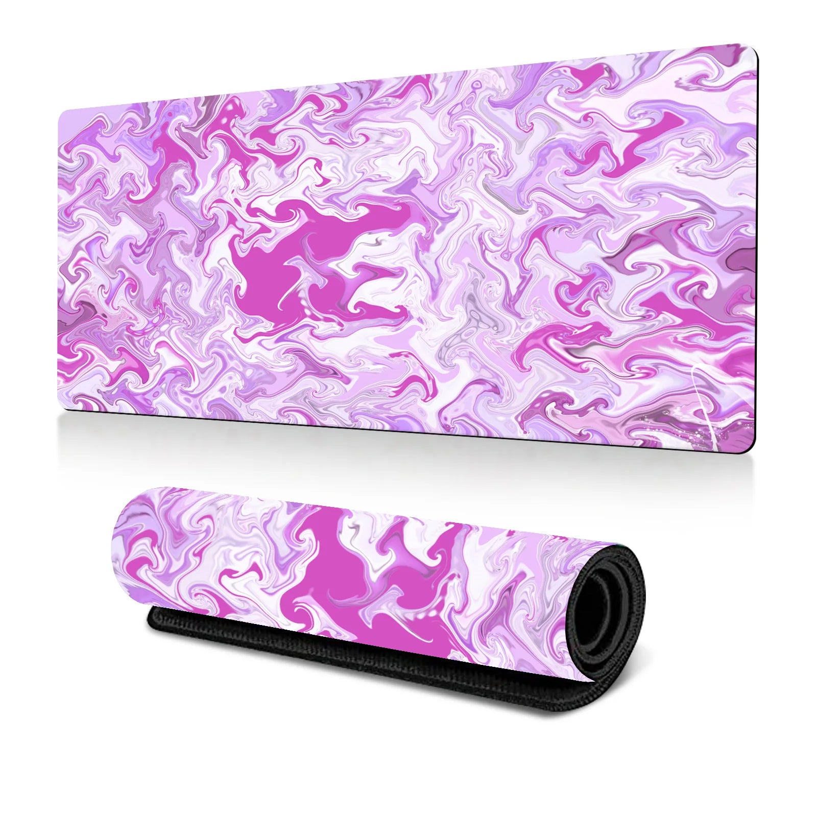 Abstract Fluid Mouse Pad Large Thermal Transfer for Laptop Keyboard Office Desk Pad Natural Rubber Big Mouse Pad-9