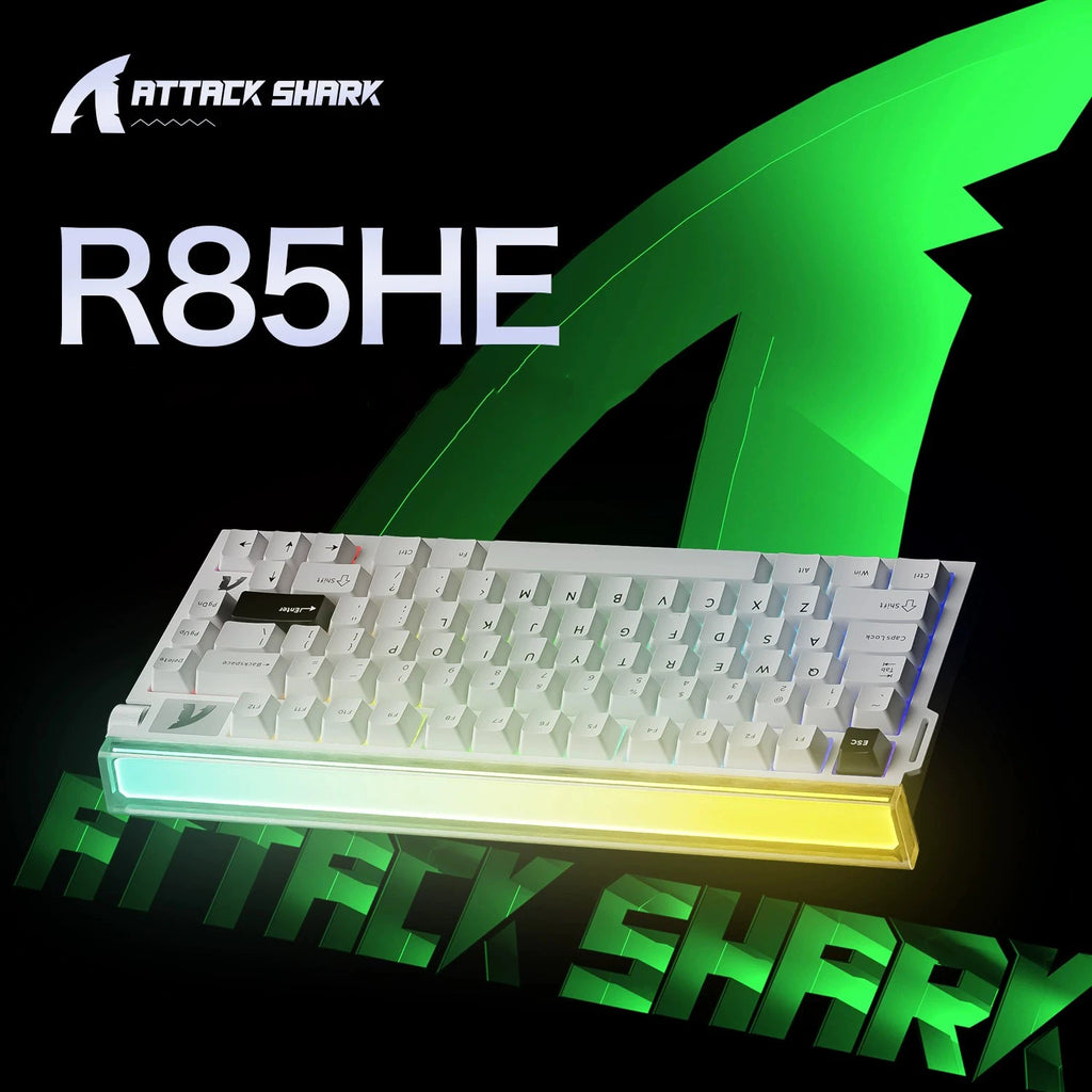 Attack Shark R85HE Magnetic Axis Mechanical Keyboard with Lightbox Wired RGB Gaming Low Latency RT Keyboard-1