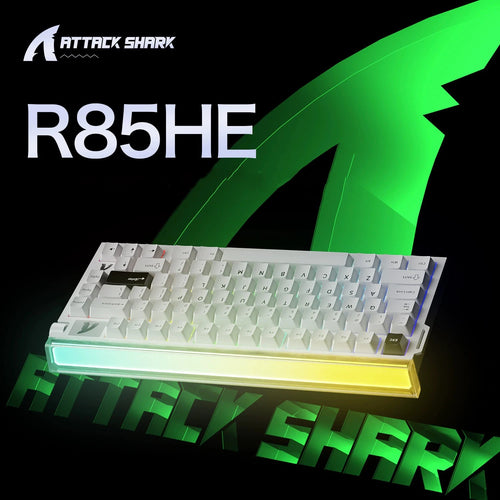 Attack Shark R85HE Magnetic Axis Mechanical Keyboard with Lightbox Wired RGB Gaming Low Latency RT Keyboard-1