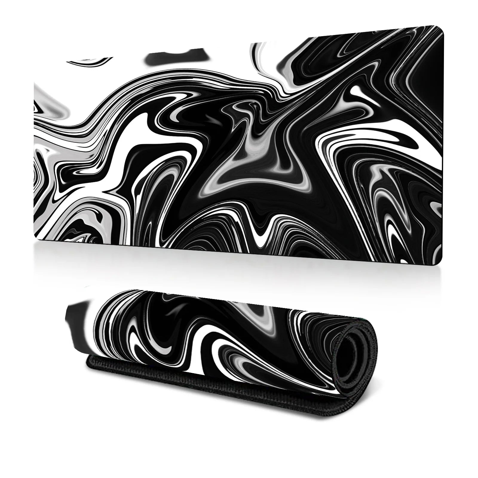 Abstract Fluid Mouse Pad Large Thermal Transfer for Laptop Keyboard Office Desk Pad Natural Rubber Big Mouse Pad-6