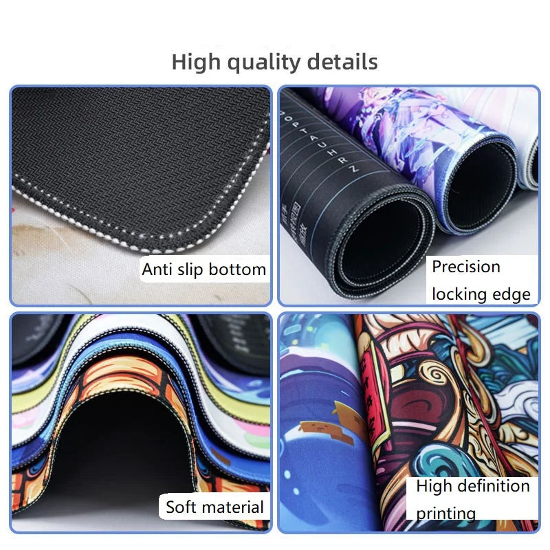 Abstract Fluid Mouse Pad Large Thermal Transfer for Laptop Keyboard Office Desk Pad Natural Rubber Big Mouse Pad-1