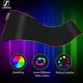 RGB Keyboard Mouse Pad LED Light Mousepad Desk-mat Colorful Surface Waterproof Multi-size Non-slip Mice Pad-6