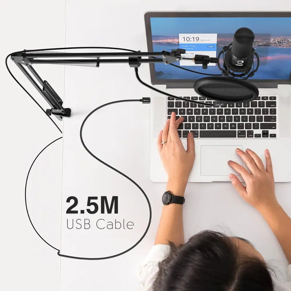 FIFINE T669 – Professional USB Recording Microphone | Complete Studio Bundle