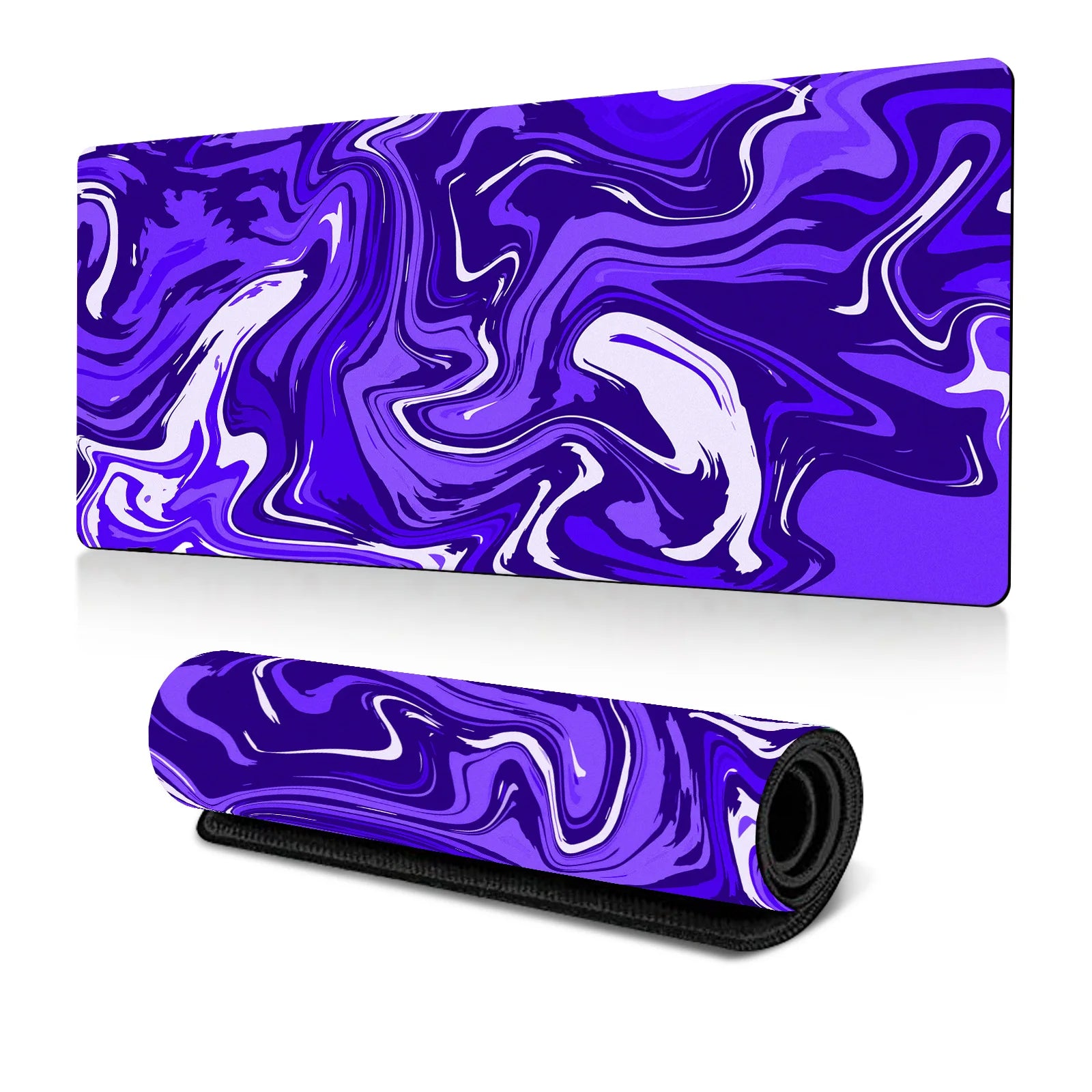 Abstract Fluid Mouse Pad Large Thermal Transfer for Laptop Keyboard Office Desk Pad Natural Rubber Big Mouse Pad-2