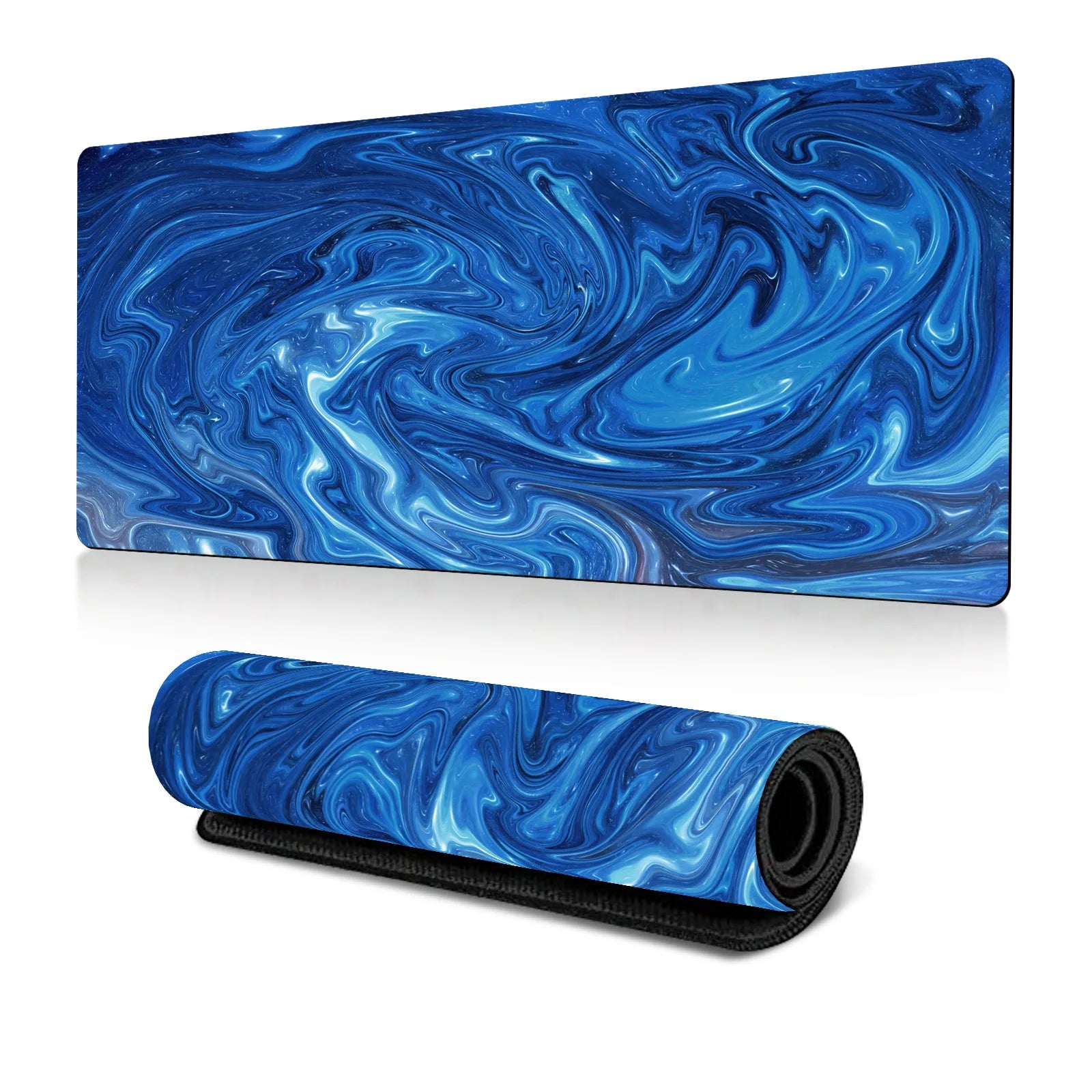 Abstract Fluid Mouse Pad Large Thermal Transfer for Laptop Keyboard Office Desk Pad Natural Rubber Big Mouse Pad-7