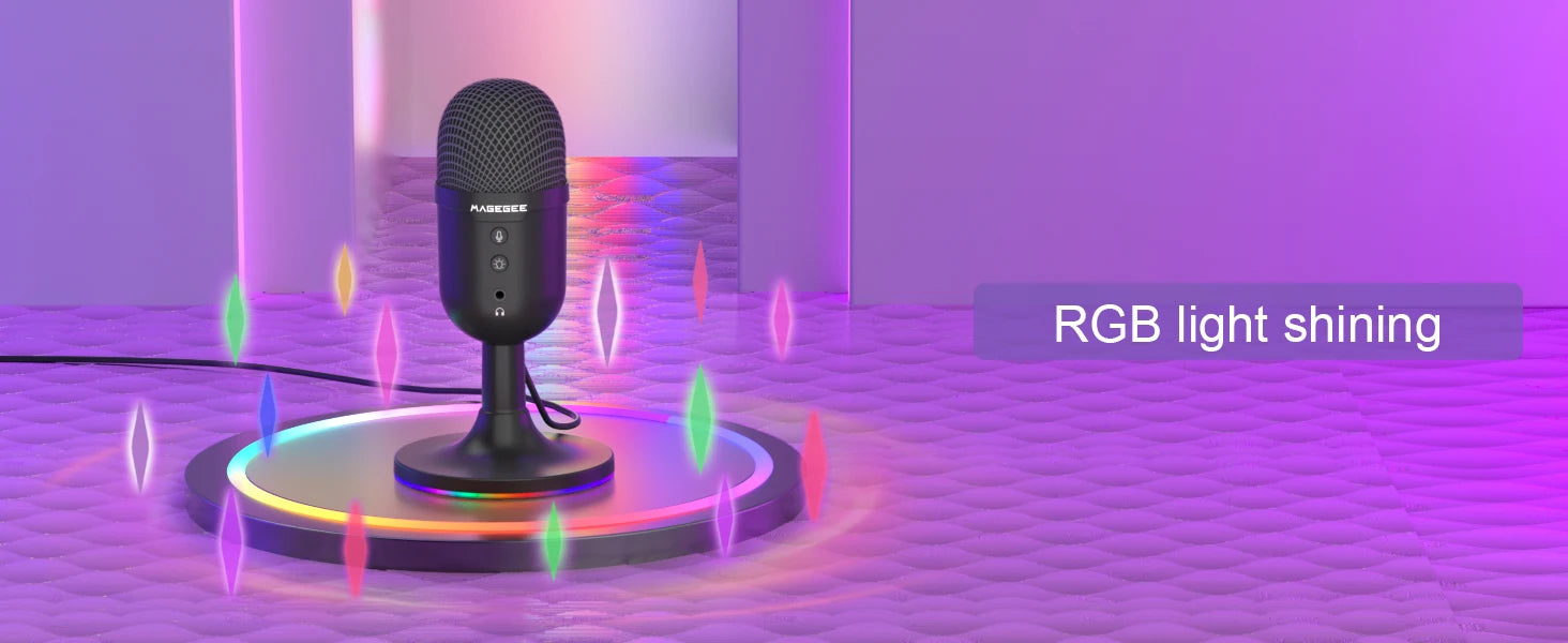 MageGee Professional USB Condenser Mic | Intelligent Noise Reduction Series
