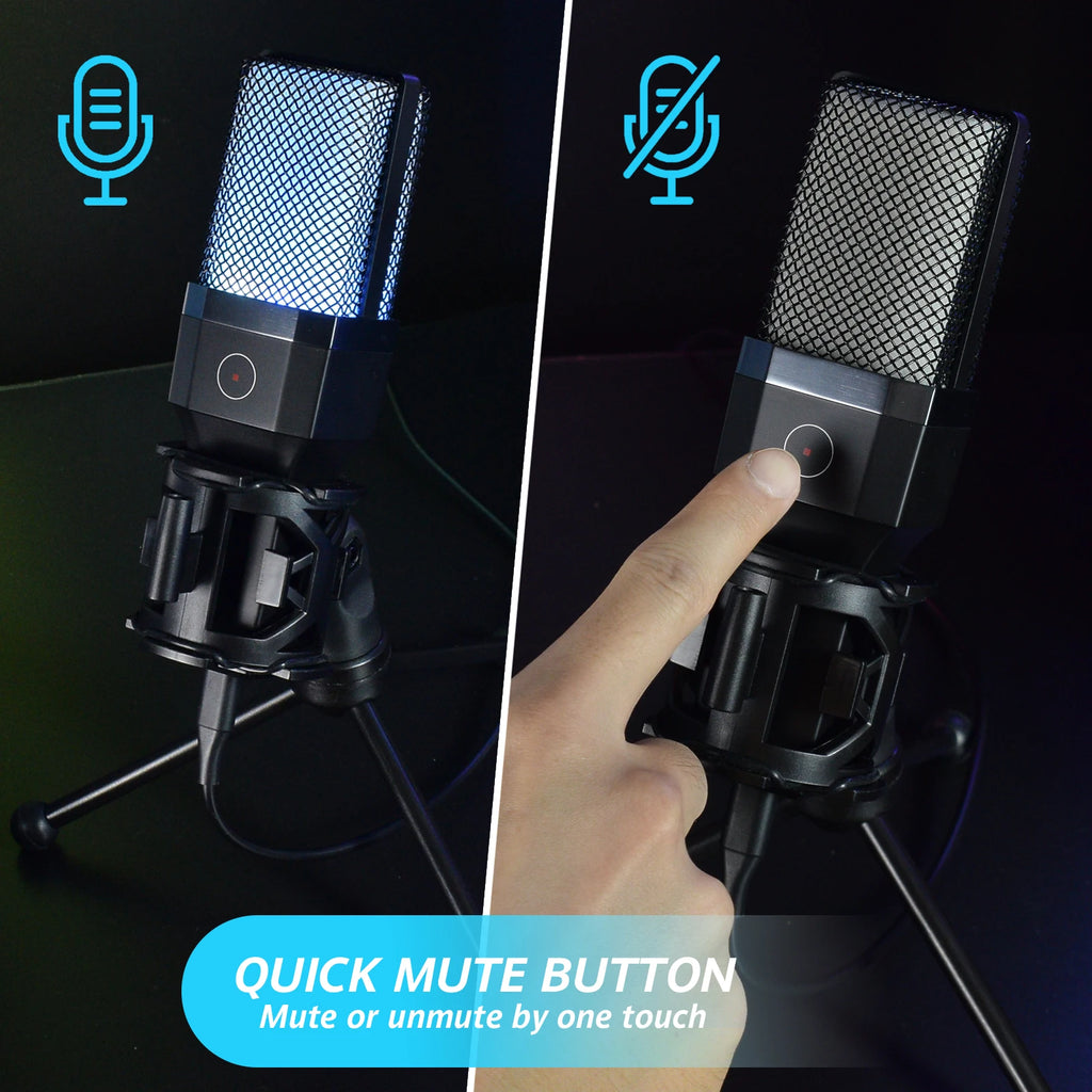 Microphone Titan USB: Professional RGB Streaming Kit