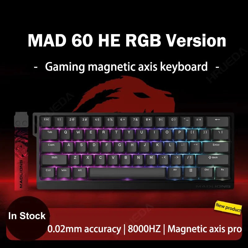 Mad 60HE Keyboard: 8K Hall Effect Magnetic Edition