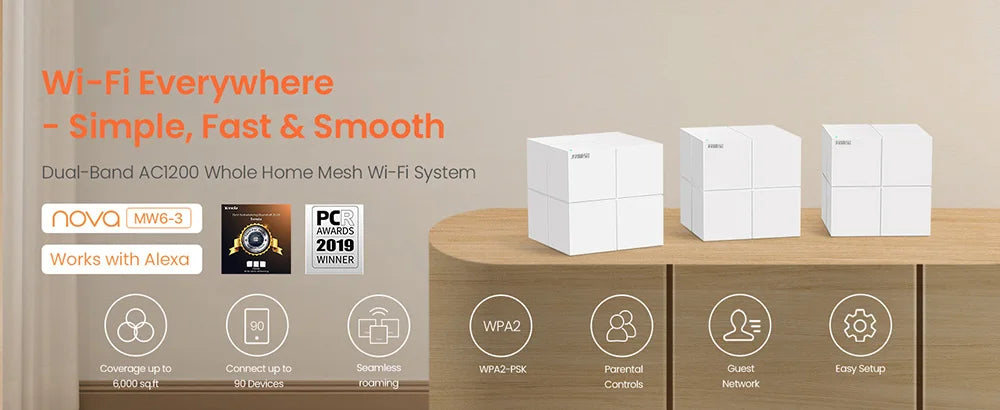Tenda AX1500: Vertical WiFi 6 Smart Gigabit Router