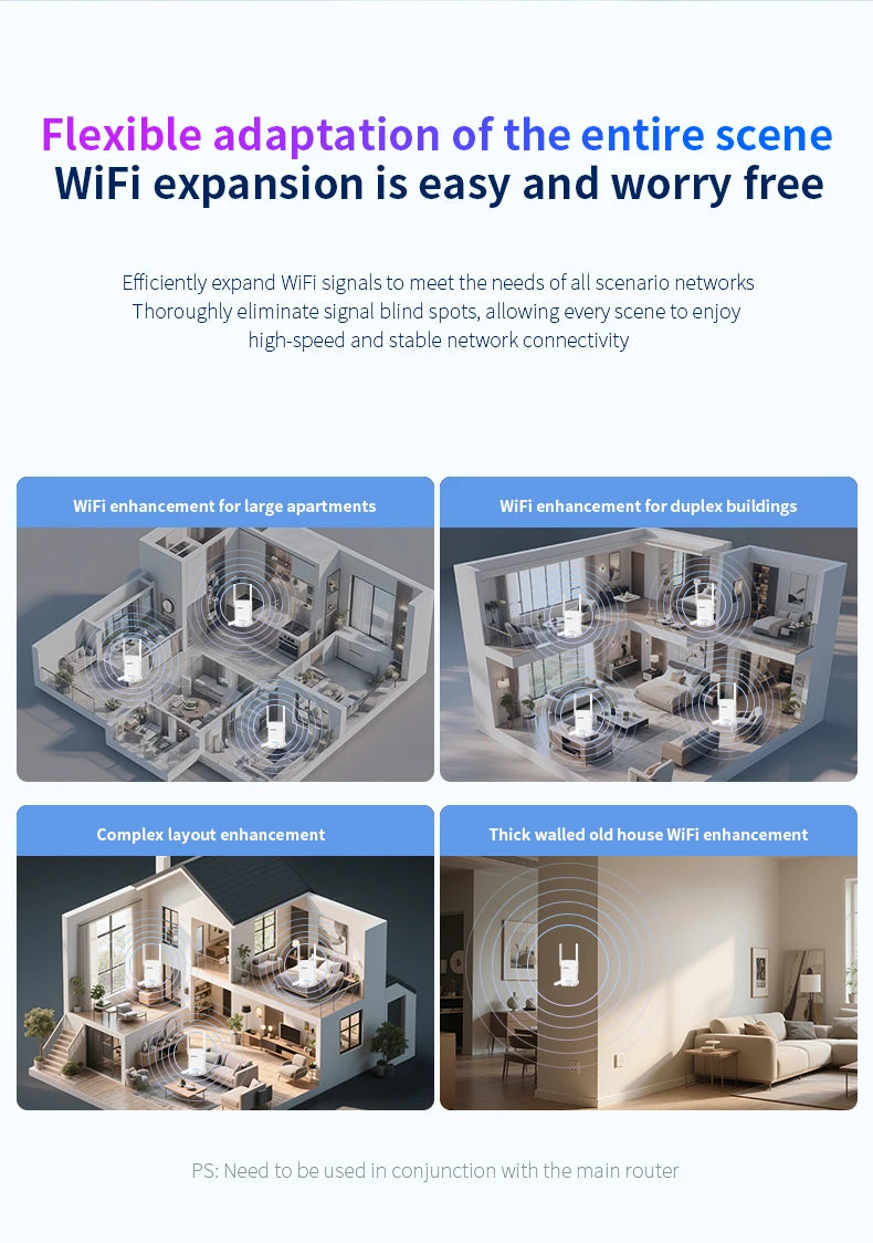 Comfast WiFi 7 Booster: 3600Mbps Ultra-Speed Range Extender