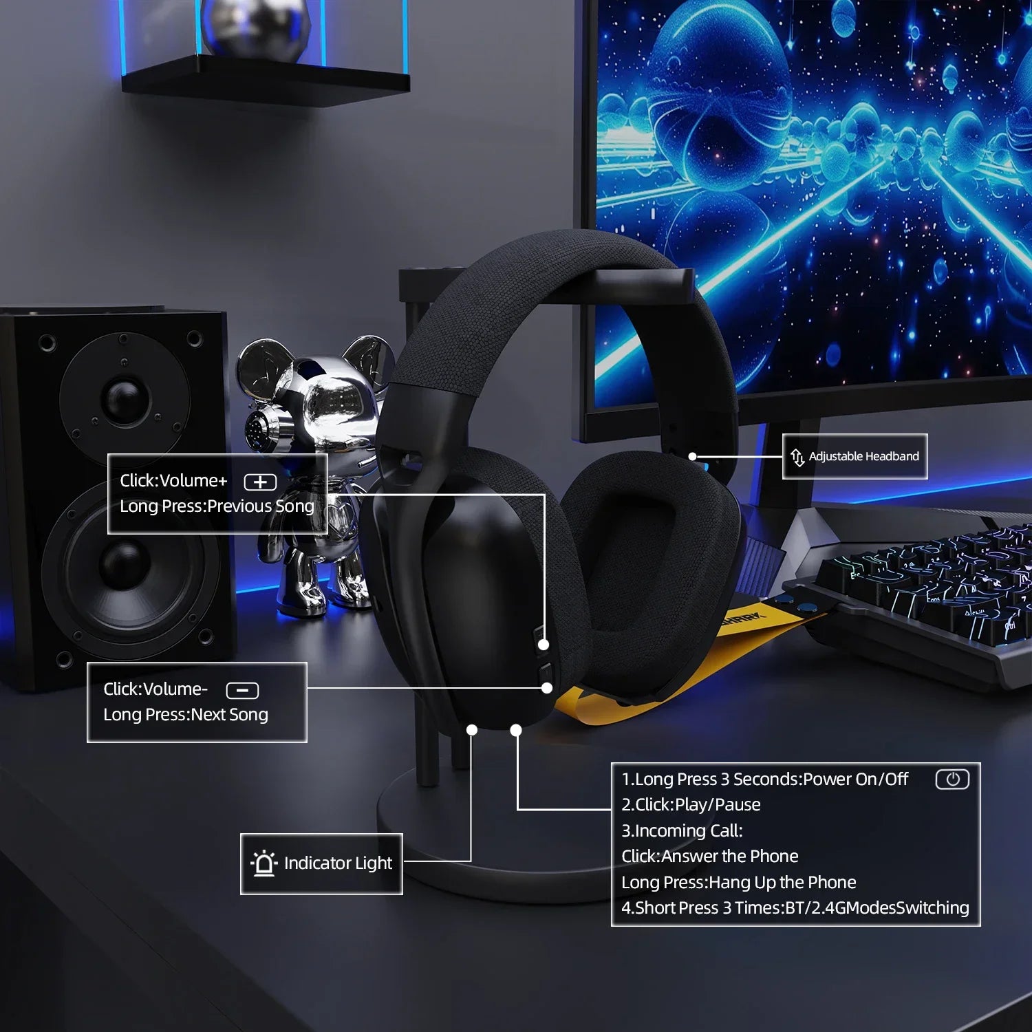 ATTACK SHARK L80 PRO – Professional 3-Mode Wireless Series | Ultra-Light Design