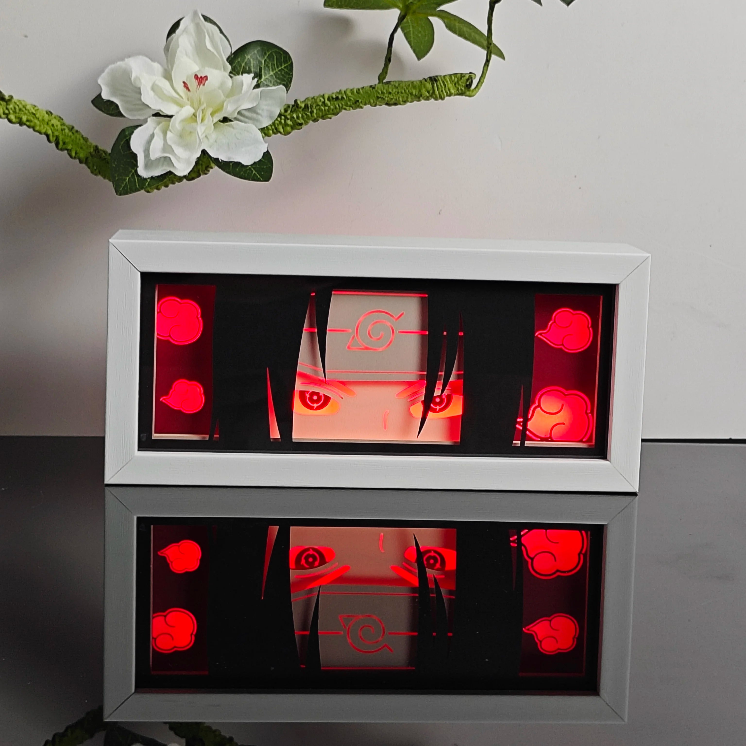 3D Anime Paper-Cut Shadow Lamp | Multi-Color Remote Night Light