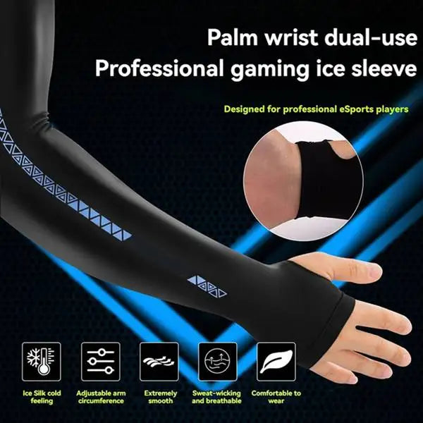 Pro-Glide Sleeve: Ultra-Low Friction Gaming Gear (Thumbhole Edition)
