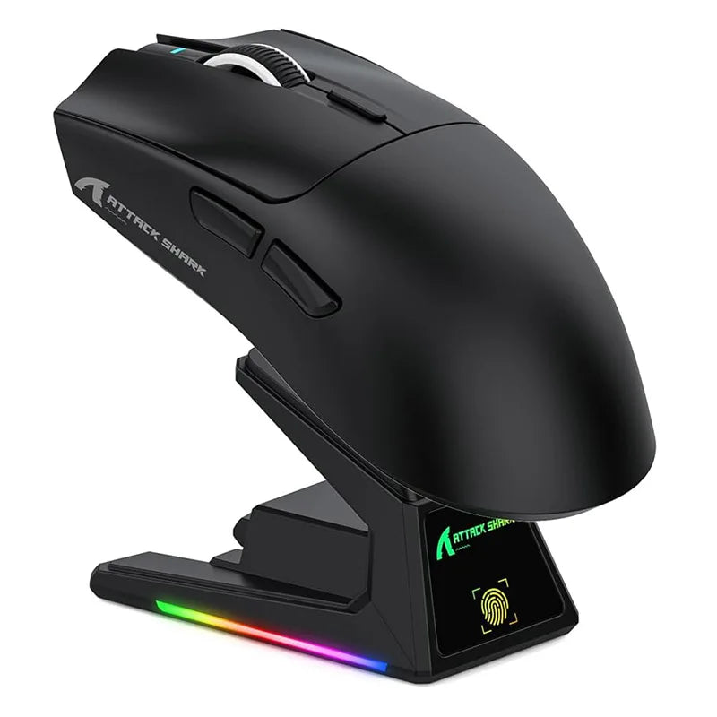 Attack Shark X1: 53g Superlight Mouse with Touchpad RGB Dock