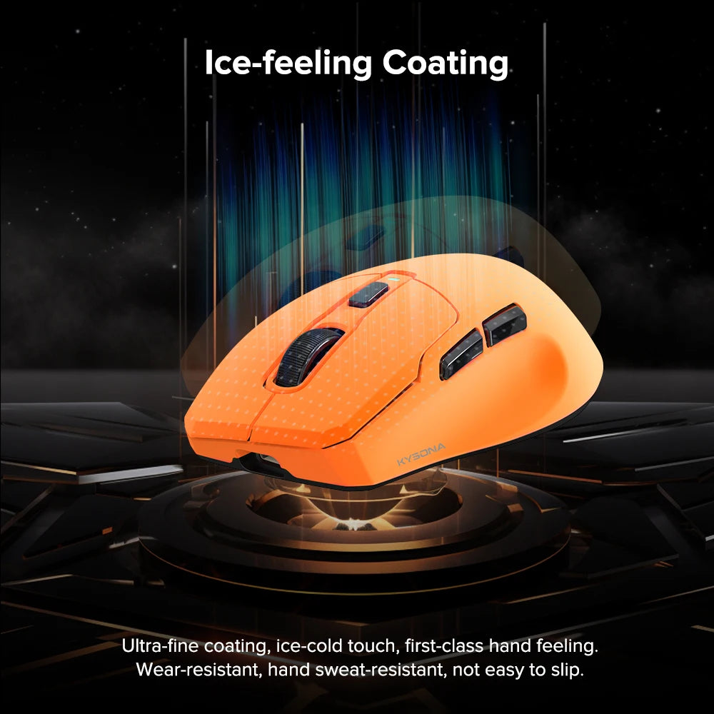 KYSONA Uranus PRO: PAW3395 8K Hz Performance Wireless Mouse