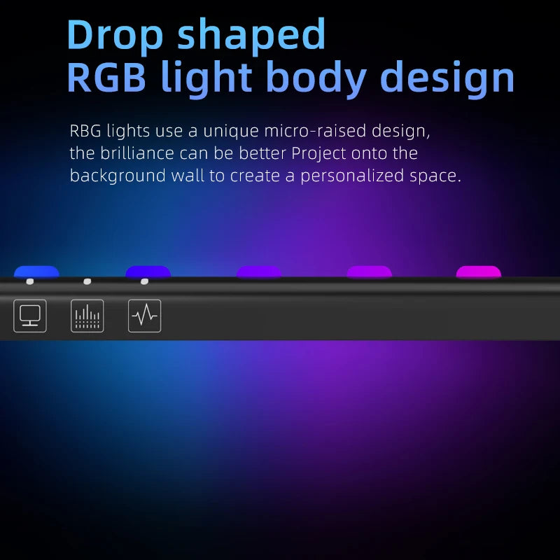 Lumina Pro: Dual-Source Monitor Light Bar with RGB Backlight