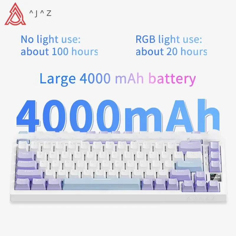 Ajazz AK820 Pro: 75% Mechanical Keyboard with TFT Smart Display