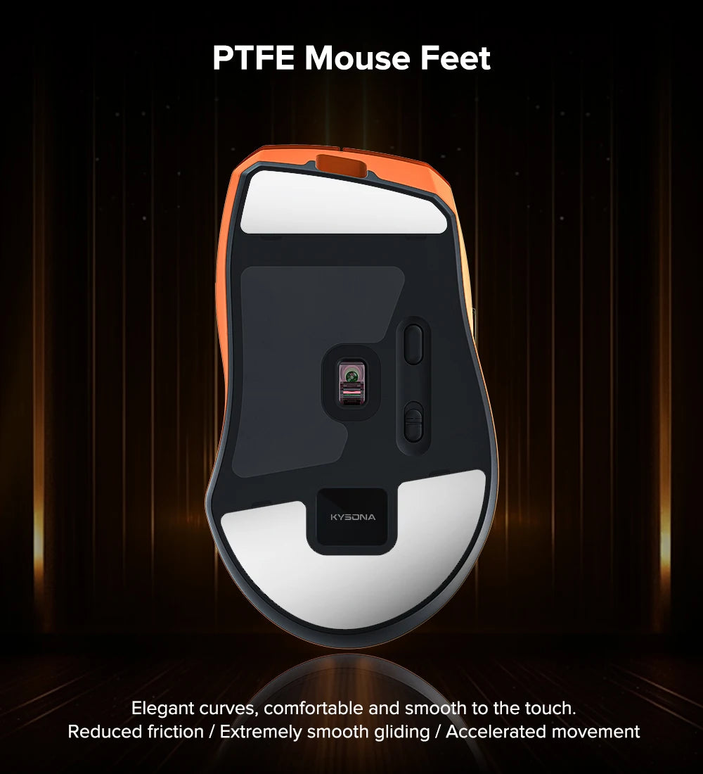 KYSONA Uranus PRO: PAW3395 8K Hz Performance Wireless Mouse