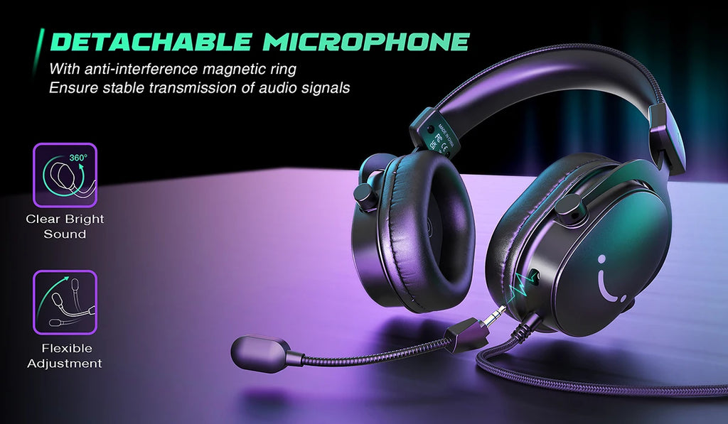 FIFINE H9 Professional Series | 7.1 Audio Headset with External Control Box