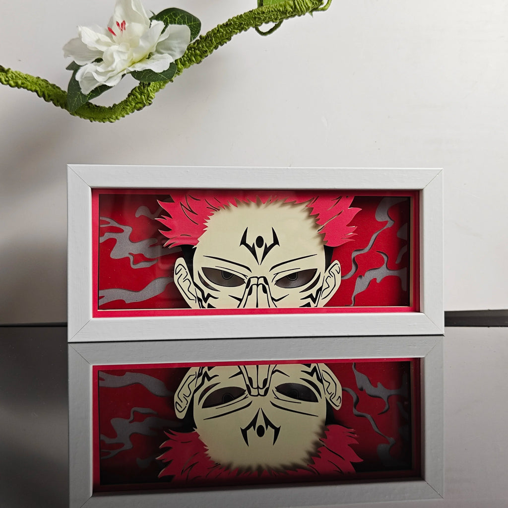 3D Anime Paper-Cut Shadow Lamp | Multi-Color Remote Night Light