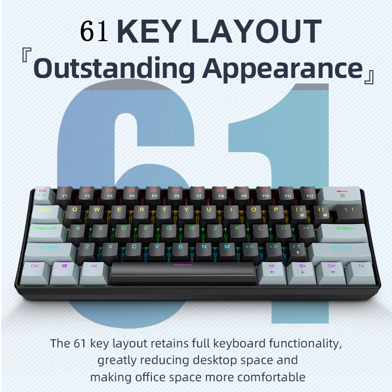 Pulse 60 Keyboard: Mechanical RGB Gaming Edition