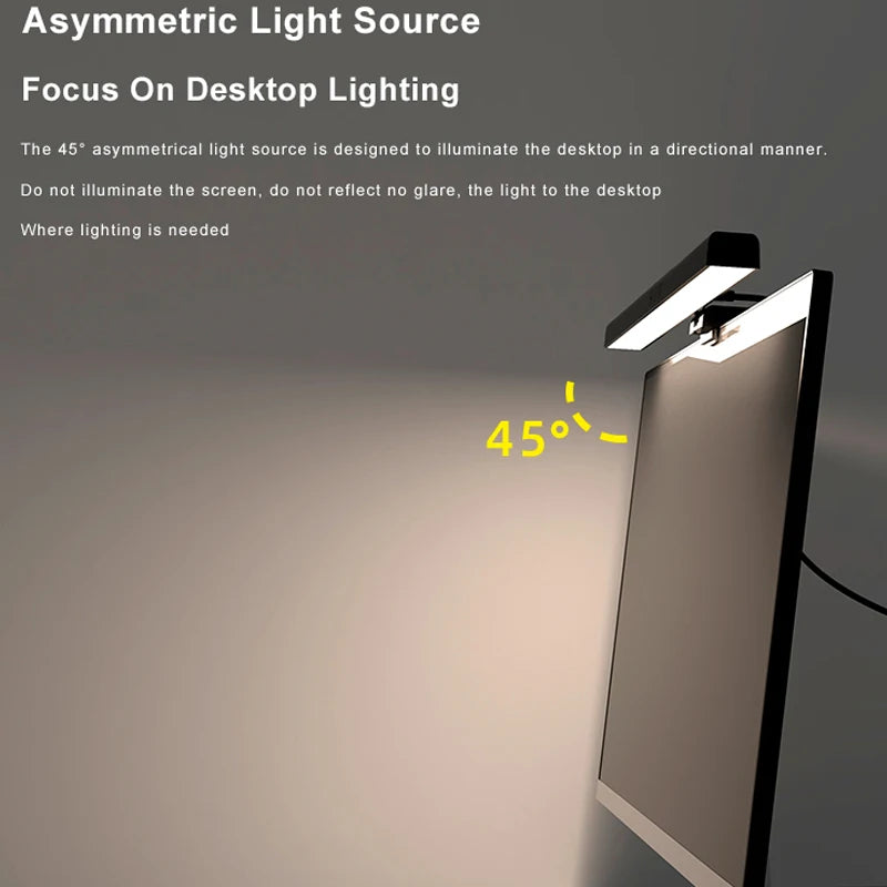 Lumina Pro: Dual-Source Monitor Light Bar with RGB Backlight