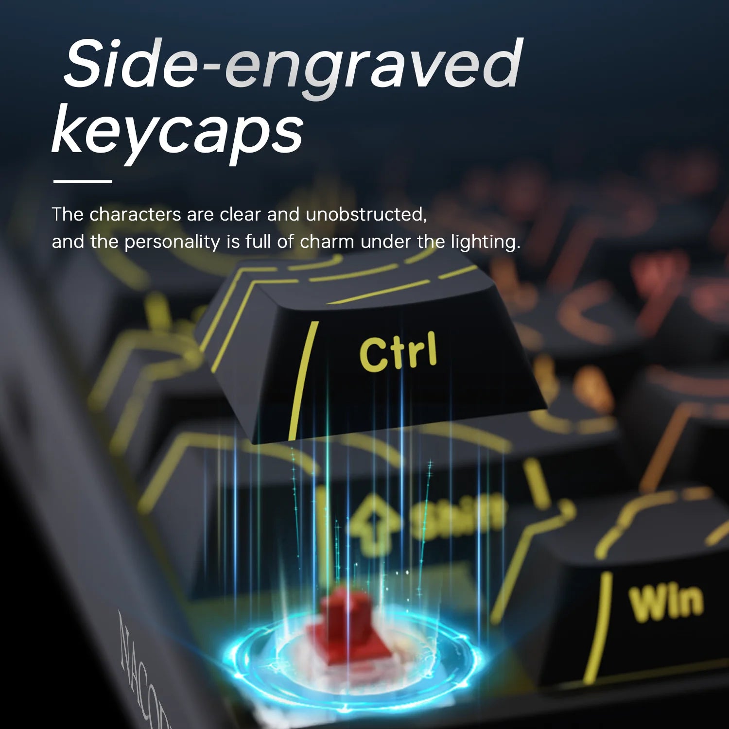 NK68 Terrain Keyboard: RGB Light Bar Mechanical Edition