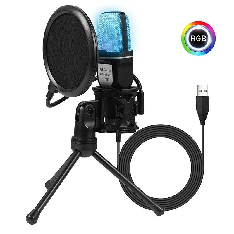 Microphone Titan USB: Professional RGB Streaming Kit