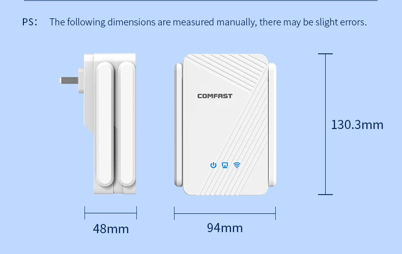 Comfast WiFi 7 Booster: 3600Mbps Ultra-Speed Range Extender