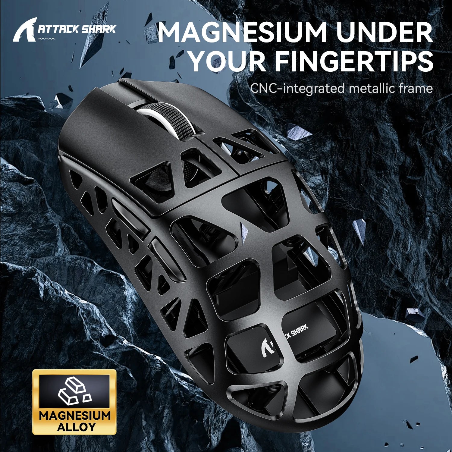 Attack Shark R3: Magnesium Series 8K Hz Wireless Mouse