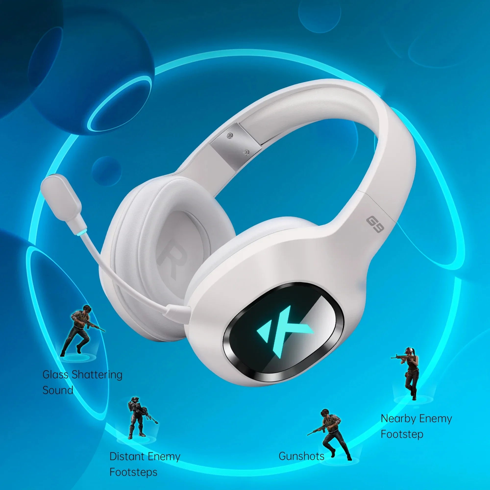 MCHOSE G9 Pro | Tri-Mode Wireless Esports Headset with 7.1 Surround