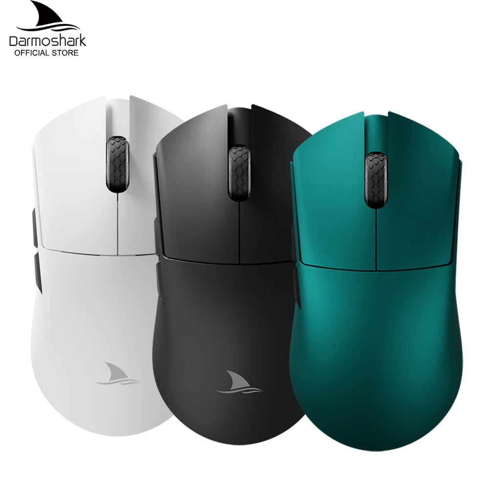 Darmoshark M3 V2 Double 8K: PAW3395 Sensor | 26K DPI Tri-Mode Mouse