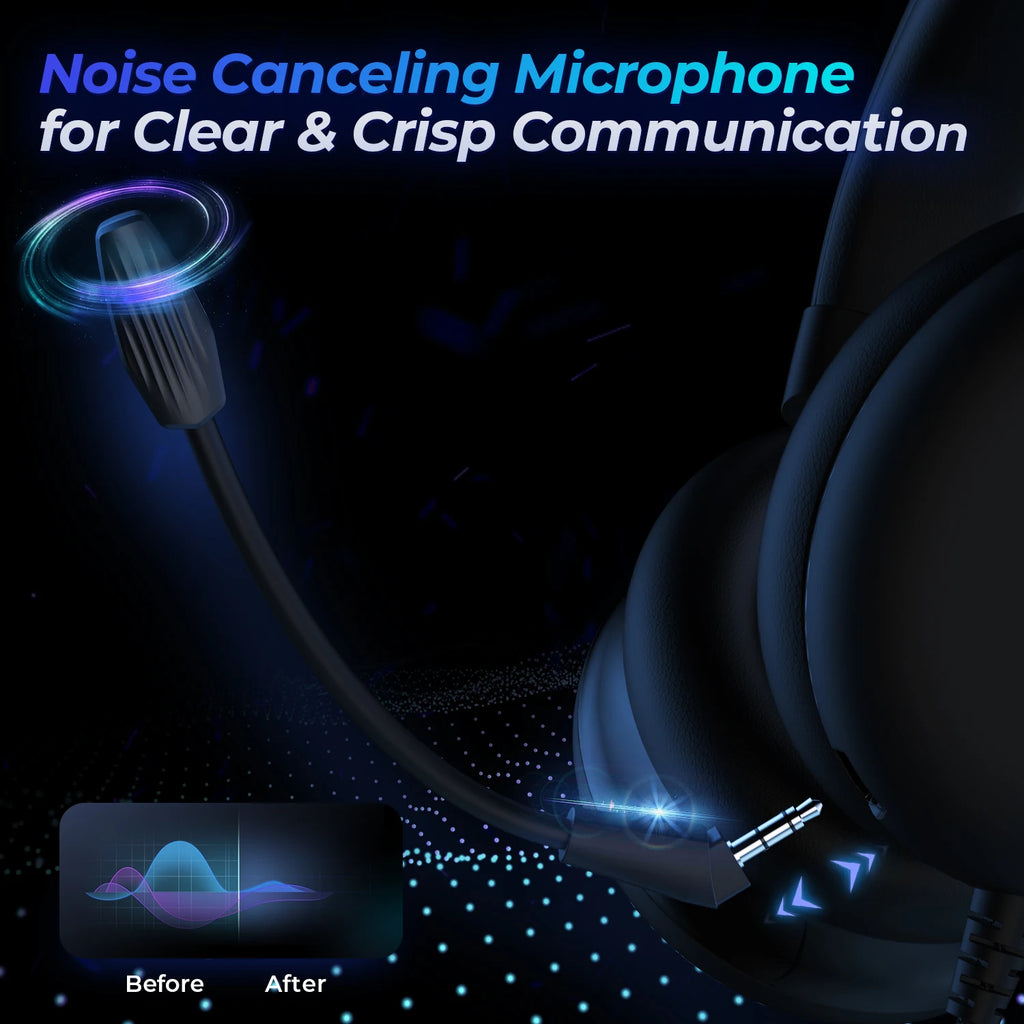 Pro-Elite 7.1 Surround Sound Gaming Headset | Noise-Cancelling Mic & RGB