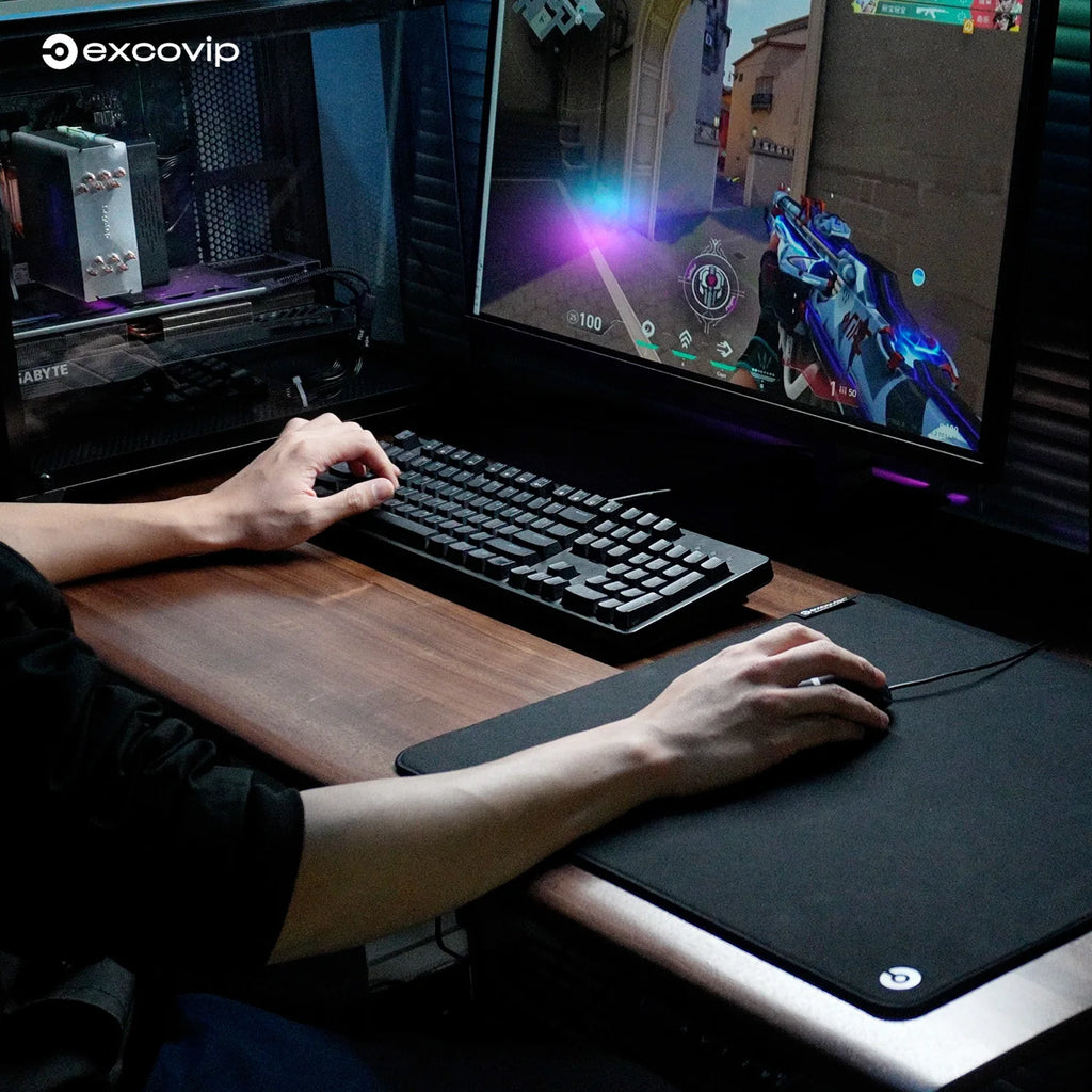 EXCO Ultral Pro Gaming Mouse Pad | X-Soft Poron Base for Valorant & CS2
