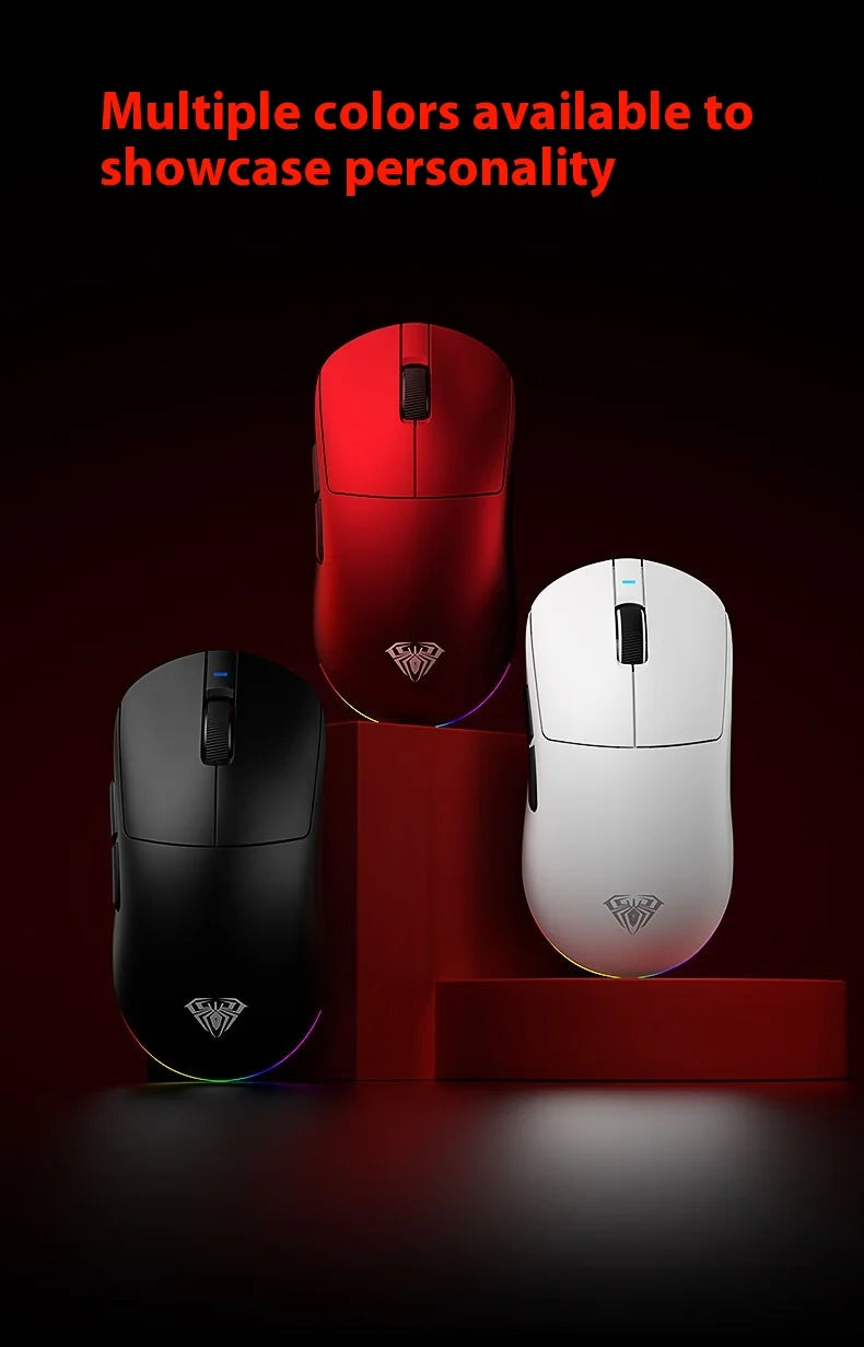 AULA V9+ Tri-Mode Wireless Mouse – Pro E-sports Performance Series