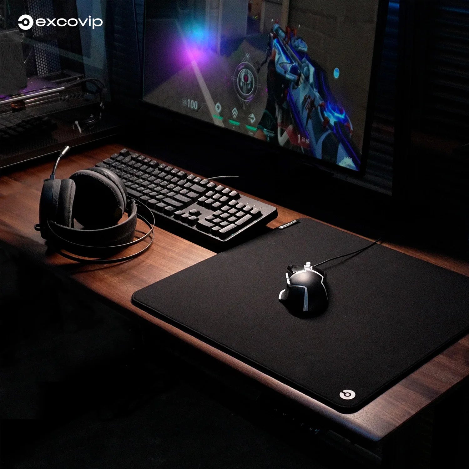 EXCO Ultral Pro Gaming Mouse Pad | X-Soft Poron Base for Valorant & CS2