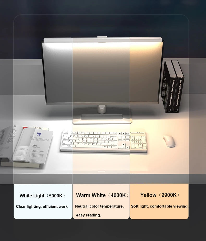Lumina Task Light: Premium USB Monitor Bar