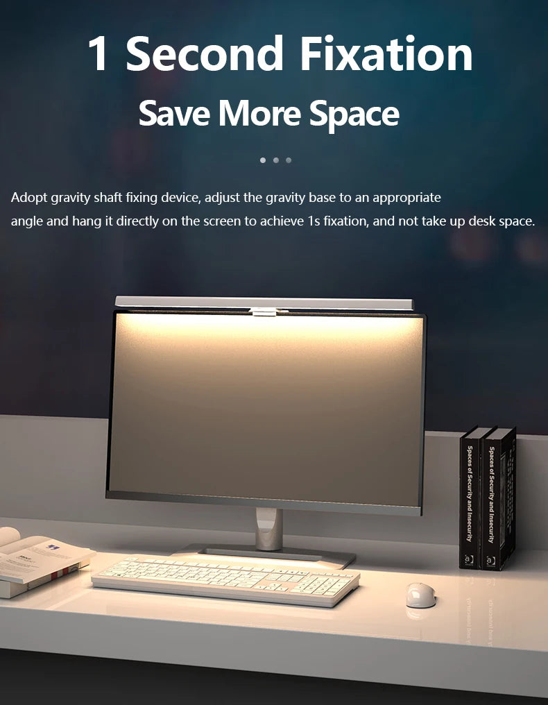 Lumina Task Light: Premium USB Monitor Bar