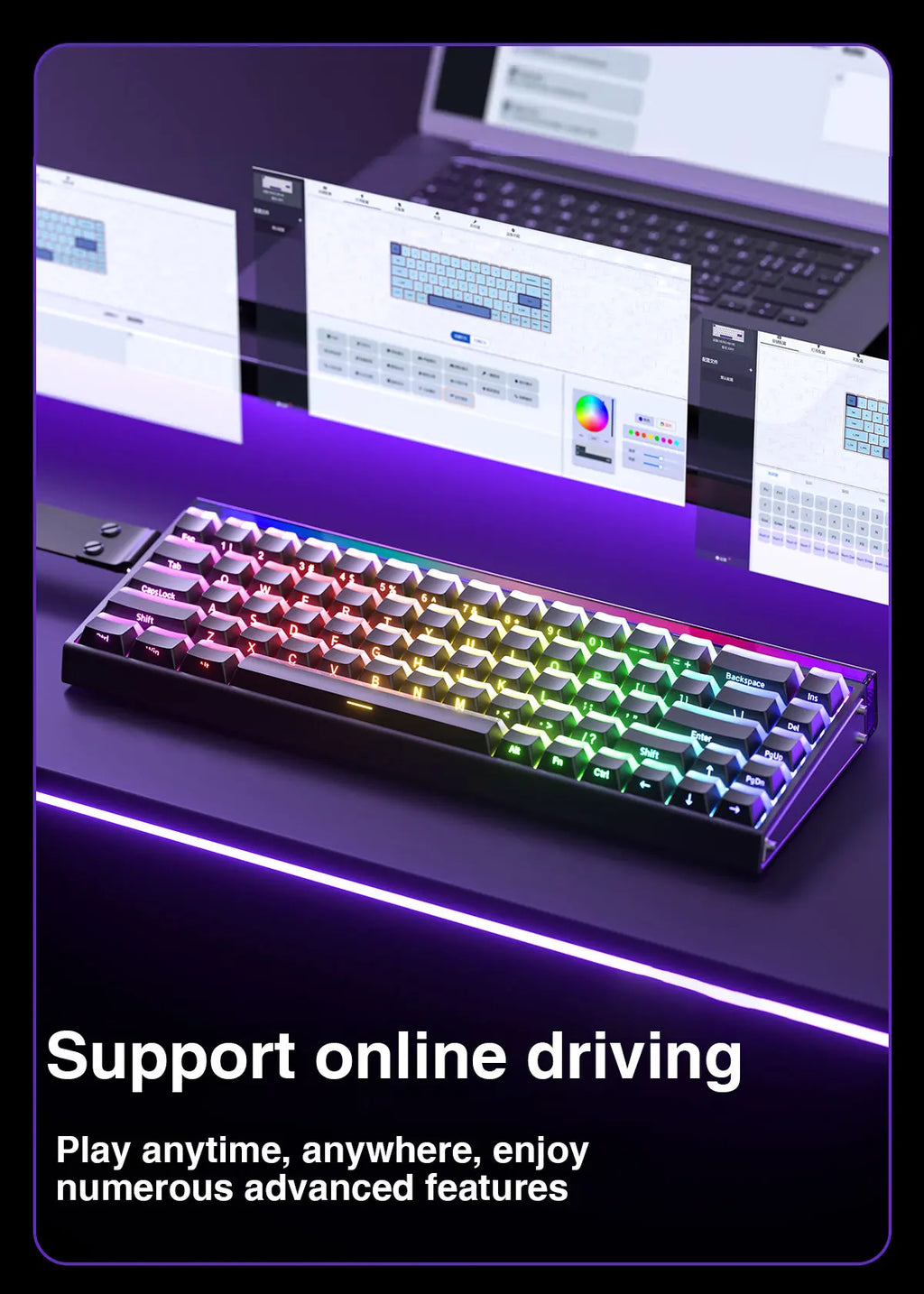 Aula Hero 68HE Keyboard: 8K Hall Effect Magnetic Edition