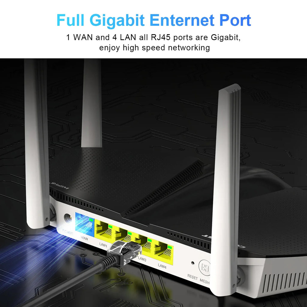 Comfast AX3000: WiFi 6 Mesh Router with WPA3 Security