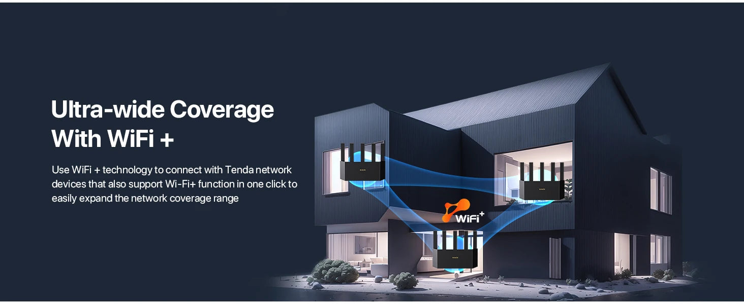 Tenda AX1500: Vertical WiFi 6 Smart Gigabit Router