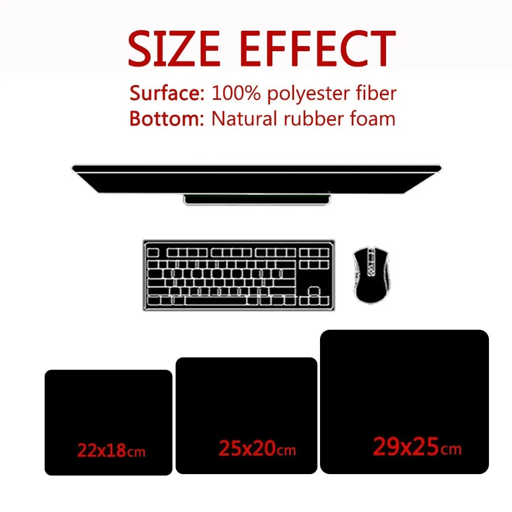 E-sports Speed Mouse Pad – Ultrafine Surface with Locking Edge