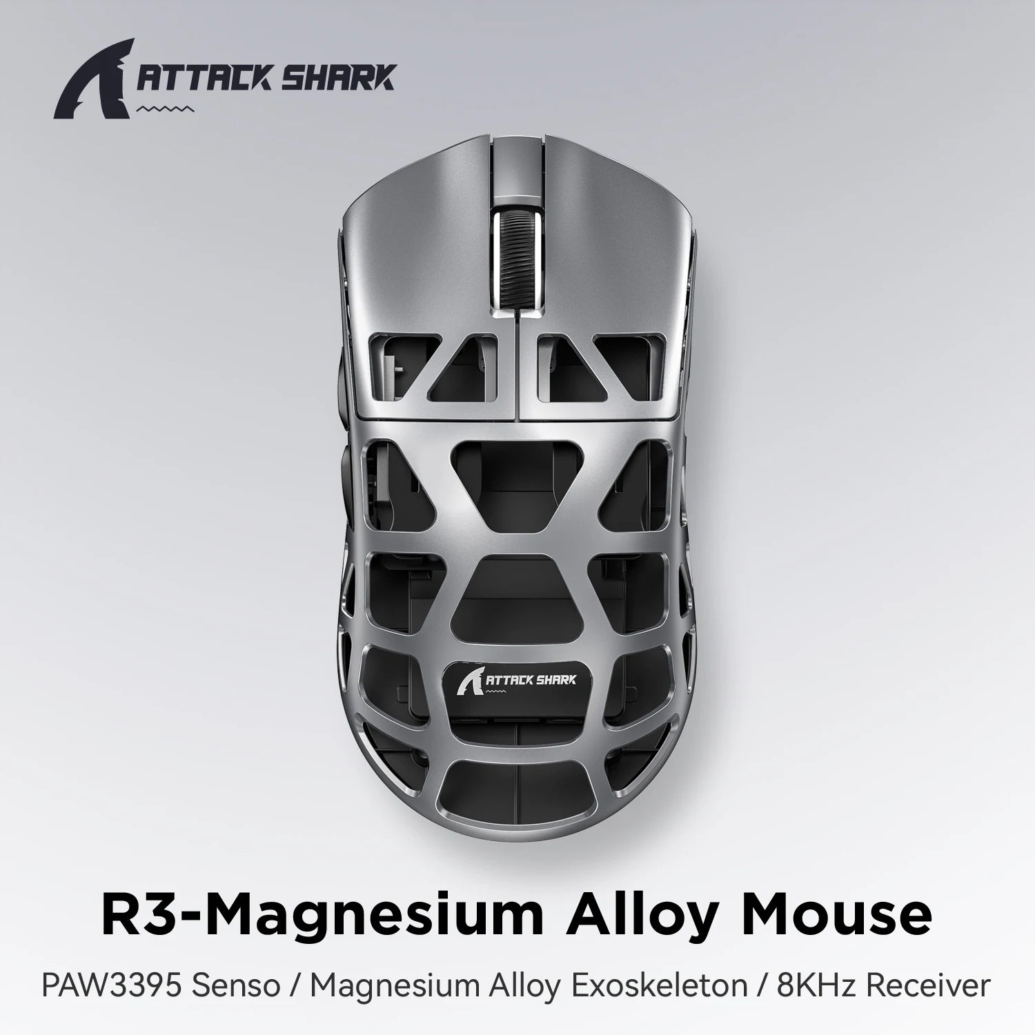Attack Shark R3: Magnesium Series 8K Hz Wireless Mouse